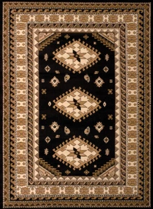 Black Traditional 2x3 Area Rug United Weavers 851-10270 - Approx 1' 11" x 3' 3" - Picture 1 of 3
