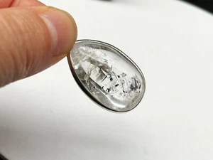 Colgante de joyería de cristal de cuarzo enhidro burbuja móvil natural E040918 - Imagen 1 de 5