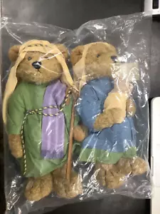 Terrys Village Nativity Plush bears, Joseph, Mary, baby Jesus - Picture 1 of 4