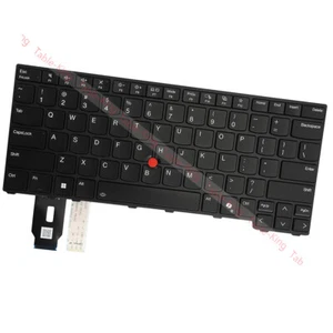 US Backlit Keyboard for Thinkpad L14 Gen5 Type 21L1, 21L2, 21L5, 21L6 5N21M38296 - Afbeelding 1 van 5