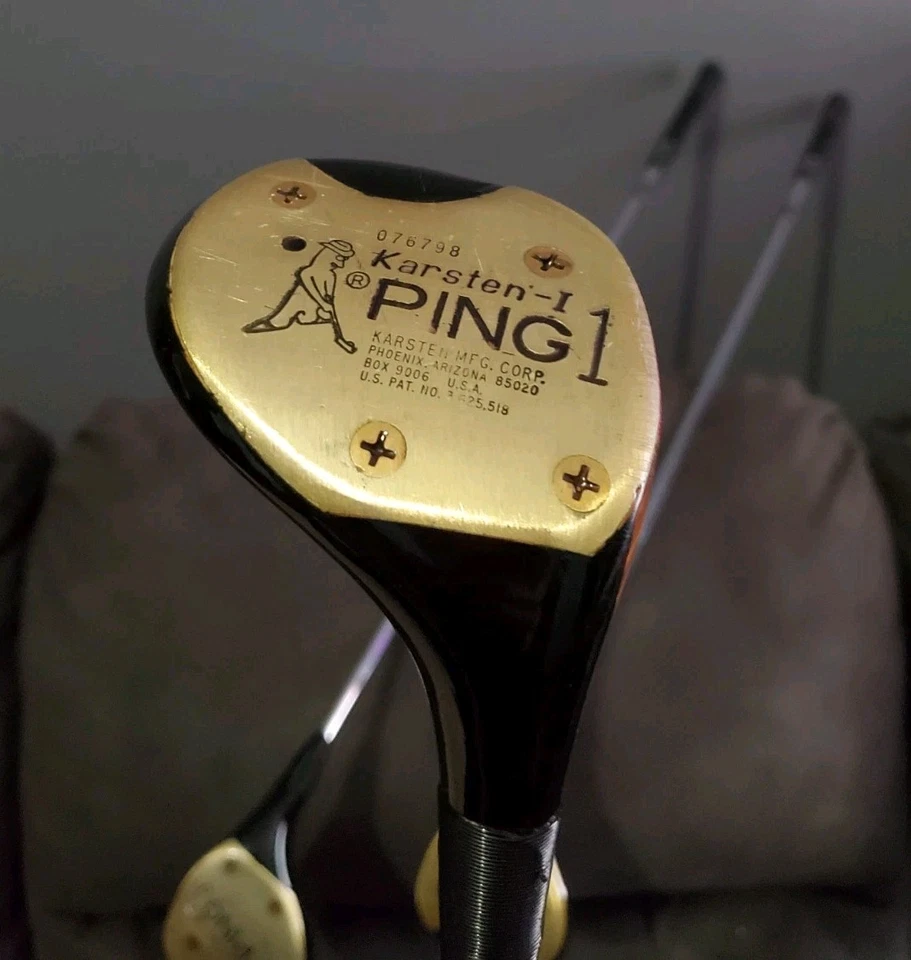 PING Karsten I & III WOOD SET 1  4 & 5 WOODS  With Ping Head Covers  - Image 1 of 4