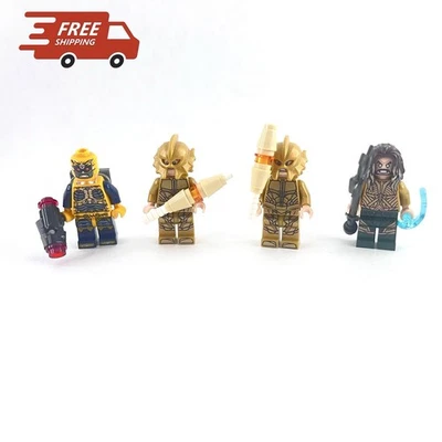 Lego Batalla de la Atlántida X4 Minifiguras Aquaman Parademon Guardias Atlantes Como Nuevo Foto 1 de 3