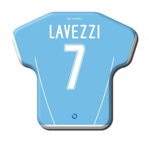 Calamita Simile a T-Shirt Calcio Stagione 2007/2008 Napoli 7 Ezequiel Lavezzi - Picture 1 of 9