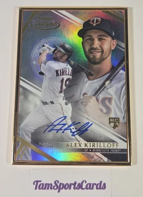 2021 Topps Gold Label Framed Alex Kirilloff #FA-AK Rookie Auto RC Minn Twins - Image 1 of 3