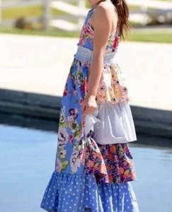 Matilda Jane size 10 floral adventure begins heart song maxi dress - Picture 1 of 5