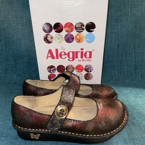 Alegria Paloma PAL-232 Mary Jane Brown Pebble Schuhe 38 US Größe 8/8,5 - Bild 1 von 15