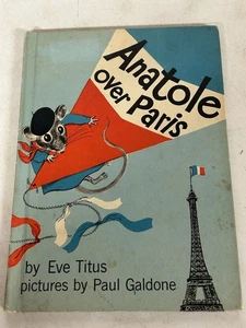 Anatole Over Paris by Eve Titus HB Weekly Reader Book - Picture 1 of 9