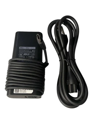 Lote de 10 adaptadores cargador portátil Dell modelo mixto tipo C 65W OEM Foto 1 de 4