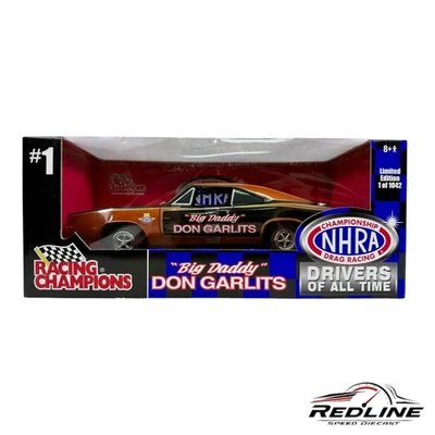 🏁Racing Champion NHRA DRAG RACING 1969 Dodge Charger 500 Don Garlits 1:18 B3🏁 - Image 1 of 4