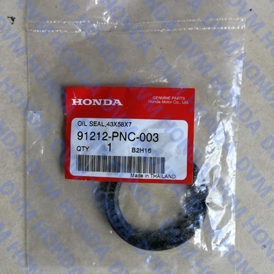 91212-PNC-003 / 91212-PNA-003 Original OEM Honda cigüeñal sello de aceite (43X58X7) Foto 1 de 4