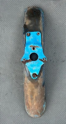 1971 Honda SL70 Front Fender Candy Sapphire Blue OEM SL 70 - Image 1 of 4