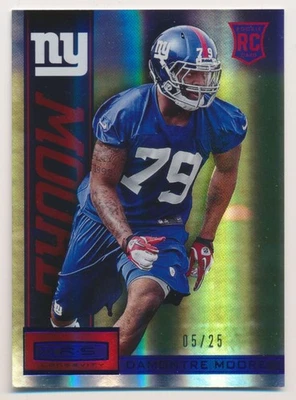 2013 Rookies and Stars Longevity Sapphire #119 Damontre Moore /25 - Image 1 of 2