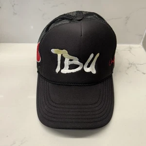 TBU Black Mesh Trucker Hat Red Heart & "Only the Chosen Few" Script Adjustable - Picture 1 of 6