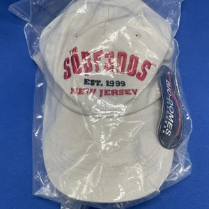 The Sopranos Promo Hat NEW With Tags HBO TV Show Beige New Jersey Vintage Cap - Picture 1 of 18