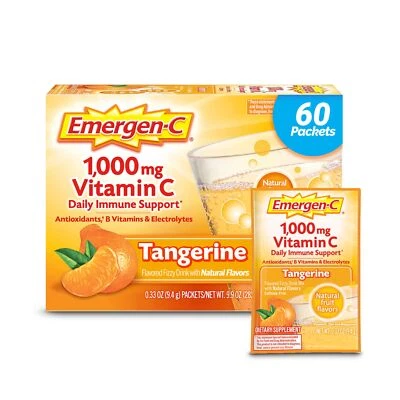 Emergen-C 1000mg Vitamina C Polvo, con Antioxidantes, Vitaminas B y Foto 1 de 4
