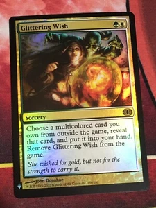 C6572 MTG MAGIC FUTURE SIGHT GLITTERING WISH #156 FOIL NM RARE - Picture 1 of 12