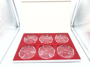 Nactmann Bleikristall Set of 6 New in the Box Coasters from Germany - Picture 1 of 3