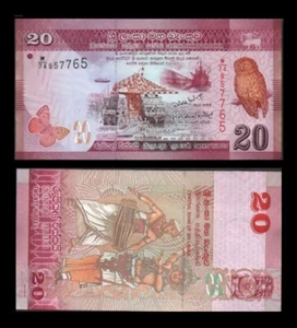 Sri Lanka 20 Rupees 2010 P123a UNC - Picture 1 of 1