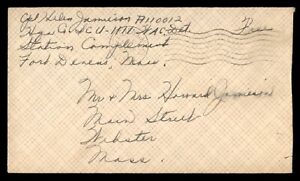 Mayfairstamps US 1940s Fort Devens Free Franking Cover aaf_24055