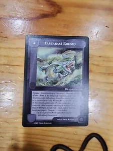 1x Earcaraxe Roused Middle Earth MECCG CCG NM R1 Rare Against the Shadow - Picture 1 of 2