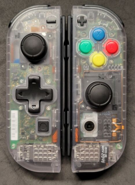 Controlador Joy Con Personalizado Nintendo Switch Joy-Cons Atómico  Transparente Púrpura D-PAD NUEVO