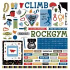 4 Pack Rock Climbing Stickers 12"X12"-Elements PROC3434