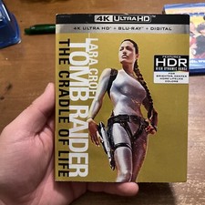 Lara Croft Tomb Raider: The Cradle of Life (4K UHD/Blu-ray/Dig, 2018) W/ Sleeve