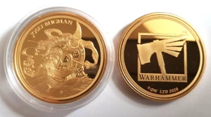 Warhammer Fantasy Battle AoS Warhammer World Only Dwarf Josef Bugman Goldmünze - Bild 1 von 1