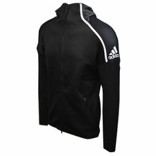 Adidas Men's Black Z.N.E Primeknit Full-Zip Hoodie (Retail $200)