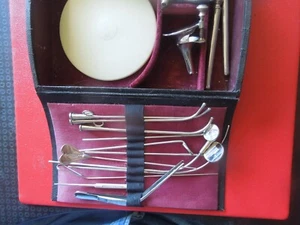 J6973 ANTIGUO HOLANDÉS GARGANTA OREJA NARIZ MÉDICO CONJUNTO MÉDICO SIN USAR ESCASO VER DESCRIPCIÓN - Imagen 1 de 16