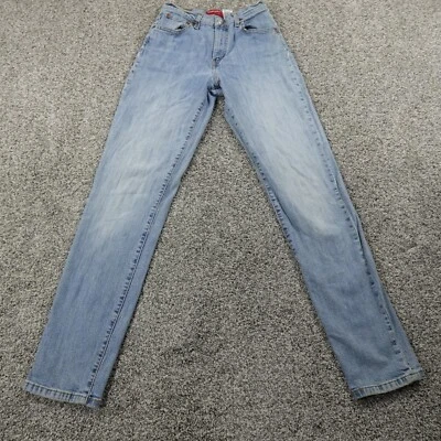 Pantalones de mezclilla Levis Jeans para mujer 6 azules 512 tiro alto ajustados elásticos cónicos de colección Y2K Foto 1 de 4