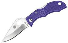 Spyderco Ladybug 3 Lockback Knife Purple FRN VG-10 Stainless Pocket - LPRP3
