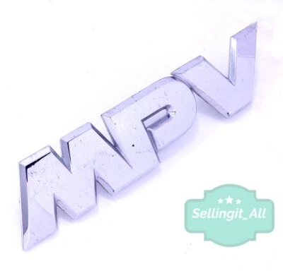 00-06 Mazda MPV adorno emblema escritura placa de identificación trasera LC6351720 OEM puerta levadiza 01 Foto 1 de 2