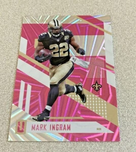 2017 Panini Unparalleled Pink Wedges #161 Mark Ingram Saints - Picture 1 of 2
