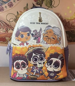 NWT Loungefly Disney Pixar Coco Chibi Family Mini-Backpack Exclusive - IN HAND - Picture 1 of 6
