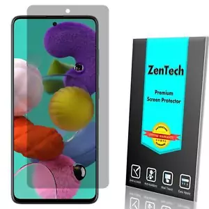 ZenTech Privacy Anti-Spy Screen Protector Guard Film For Samsung Galaxy A51 - Picture 1 of 7