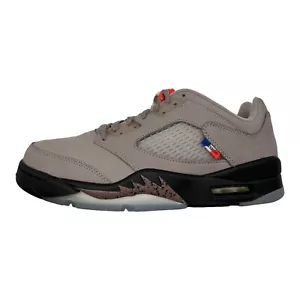 Air Jordan 5 Retro Low x PSG Paris Saint-Germain Paname Pumice Gray - Men's 9 - Picture 1 of 7