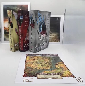 The Wounded Kingdom Trilogy RJ Barker signiert LTD 167/300 UK 1/1 HB + Sgn Extras - Bild 1 von 11