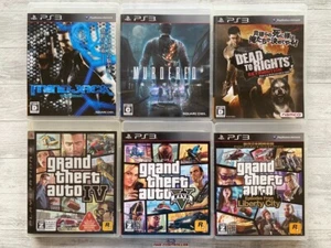 SONY PS3 Mind Jack & Murdered & Dead To Rights & Grand Theft Auto from Japan - Picture 1 of 14