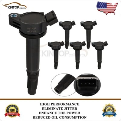 6Pcs Ignition Coil For Scion tC L4 2.5L 2011 2012 2013 2014 2015 2016 UF487 - Image 1 of 4