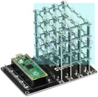 Pico Cube 4x4x4 64 LED Cube Kit for Raspberry Pi Pico Unassembled, Blue