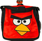 Angry Birds School Furry Backpack New Long Shoulder Strap Reddish Orange & Black