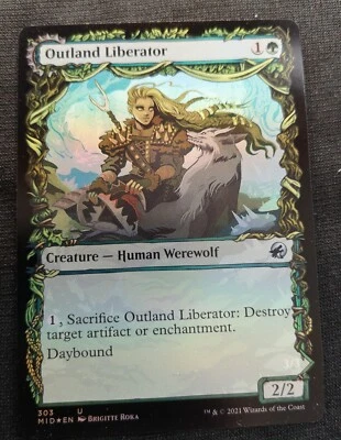 Outland Liberator - Showcase - Foil - MID - NM Unplayed - EN - 303 - Image 1 of 2
