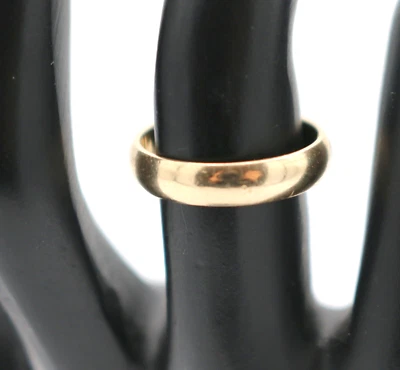 Vintage Classic Plain CEMCO 14K Yellow Gold Wedding Band Ring 2.92 Grams Sz 6 - Image 1 of 4