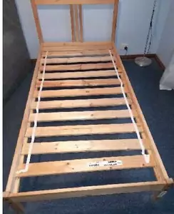 Ikea single bed with mattress - Picture 1 of 2