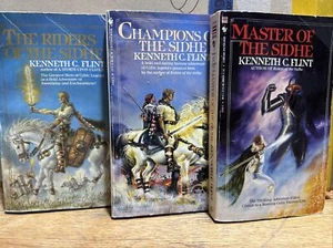 Lot of 3 books by Kenneth C Flint Sidhe series Riders, Master & Champions ALL - Picture 1 of 11