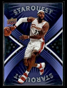2008-09 Upper Deck Starquest LeBron James #SQ-17 Rare Cyan SP! - Picture 1 of 2