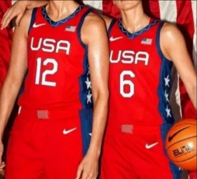 Nike Team USA Sue Bird #6 Women’s Olympic Basketball Jersey Size S CZ0731-617 - Image 1 of 3