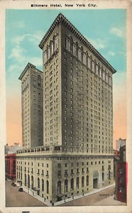POSTCARD Biltmore Hotel, Madison Avenue, New York City, NY - Picture 1 of 2