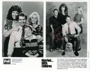 MARRIED WITH CHILDREN Press Photo #88 8X10 Ed O'Neill DAVID FAUSTINO Katey Sagal - Picture 1 of 1